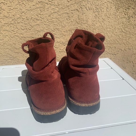 Birkenstock Luton port wine suede boots size 37 L - Picture 6 of 16
